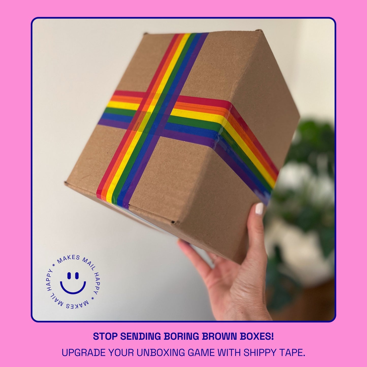 Rainbow Pride Flag Shipping and Packing Tape