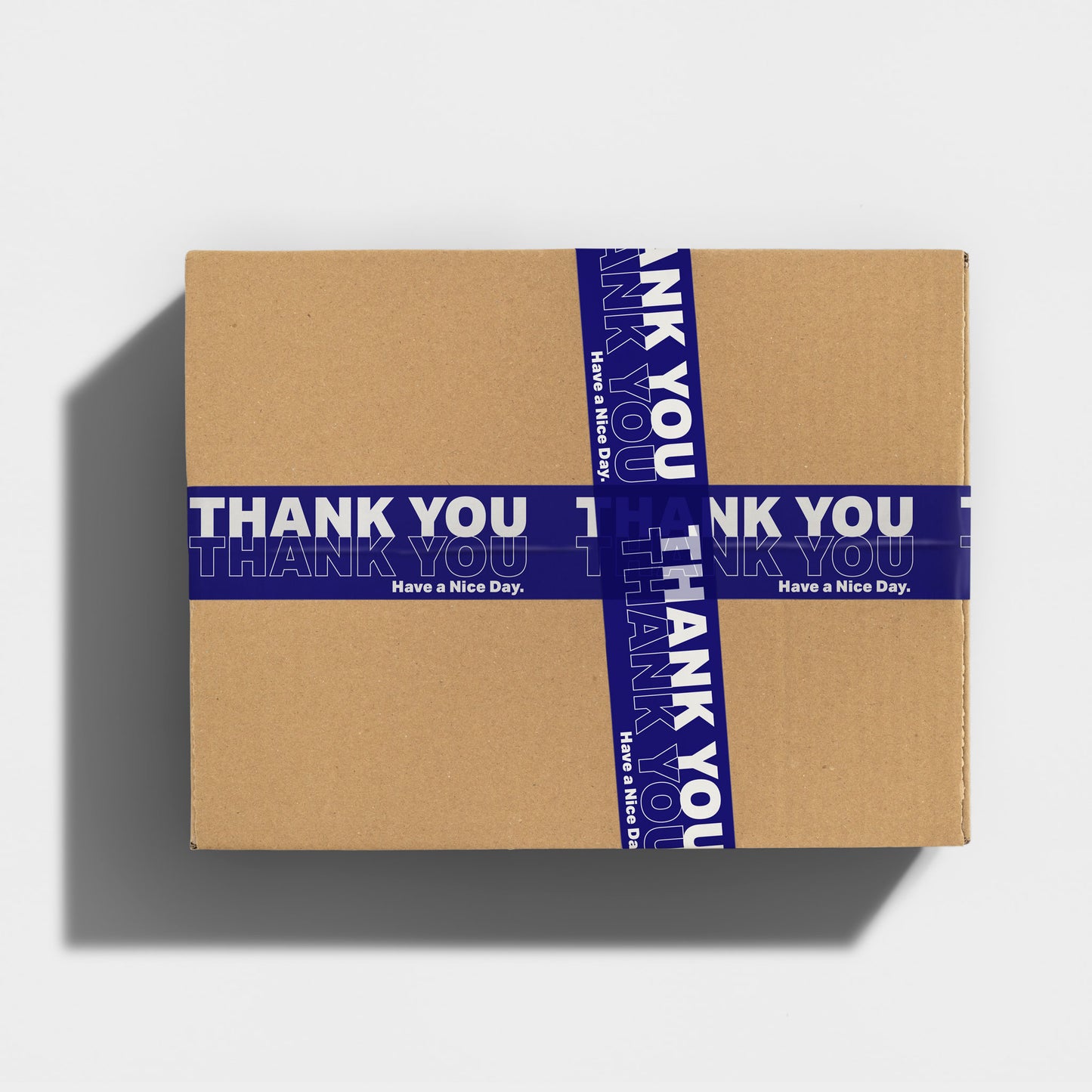 Thank You Shipping Tape - Blue/White NYC Bodega Bag