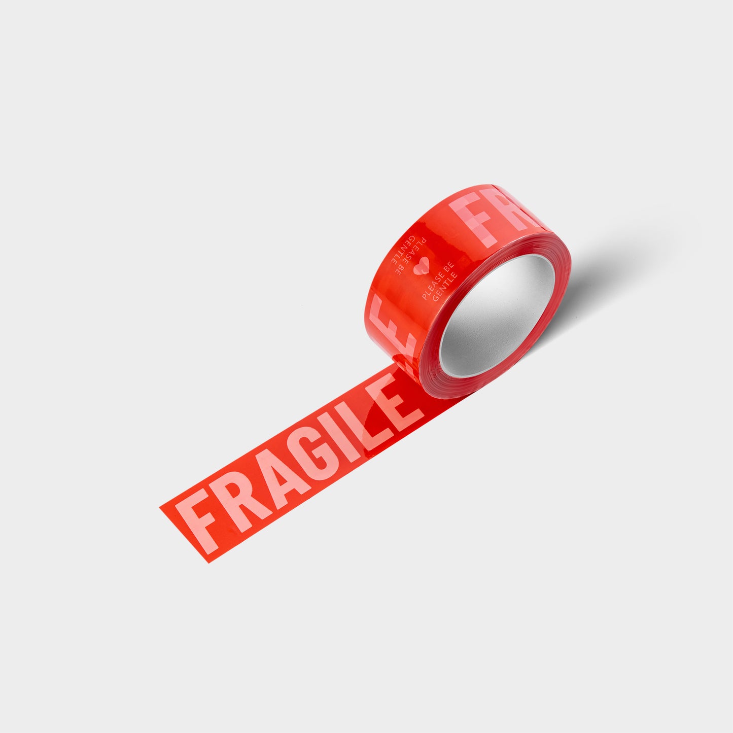 happy tape red fragile cool shipping tape roll